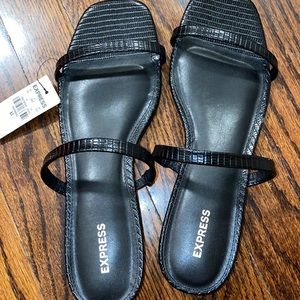 Black sandals size 8.5